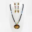 Semi Precious  Black-Onex stone beads  Necklace