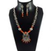 Gemstone & Metal Beads Fancy Necklace