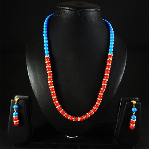 Semi Precious Gemstone Beads Necklace