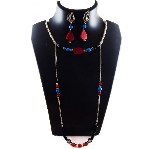 Semi Precious Gemstone Beads Necklace