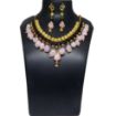 Rose Quartz Tumble & stone Beads Necklace
