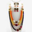 Mix color Gem stone Beads Necklace