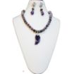  Amethist Stone beads & Pendant Necklace