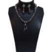  Amethist Stone beads & Pendant Necklace