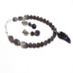  Amethist Stone beads & Pendant Necklace