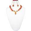 Carnelian Tumble Stone Beads Necklace