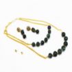 2 Line Green Aventurine Stone Beads Necklace