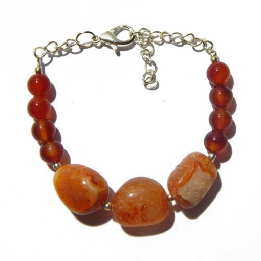 Carnelian Bracelet for Sacral Chakra