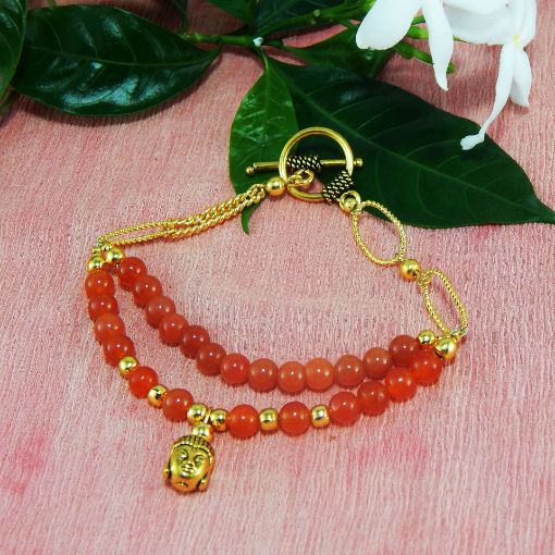 Carnelian Bracelet for Sacral Chakra