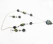 Glass Pendant  Fancy Necklace