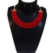 Red color Crystal beaded Choker