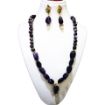 Amethyst Tumble & Beaded single line Necklace
