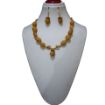 Yellow Aventurine Tumble Stone Beads Necklace
